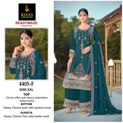 4405 Fgh Khas Chinon Chiffon Pakistani Readymade Suits Exporter Ahmedabad