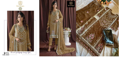 440 Ziaaz Designs Georgette Pakistani Salwar Suits
