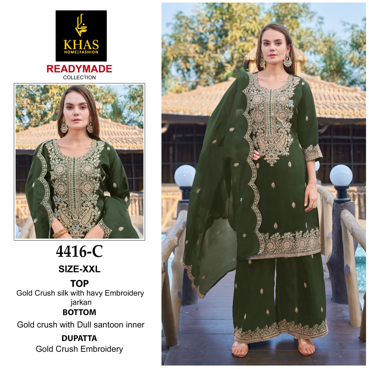 4416 Abc Khas Crush Pakistani Readymade Suits Supplier Gujarat