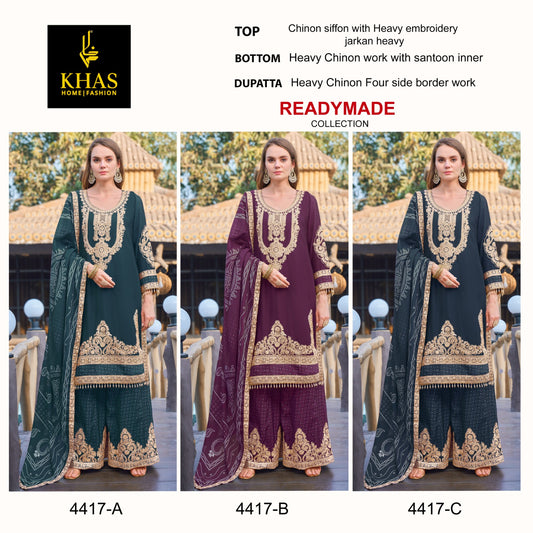 4417 Abc Khas Chinon Pakistani Readymade Suits Exporter Ahmedabad