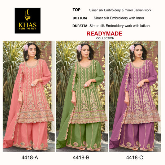 4418 Abc Khas Simmer Pakistani Readymade Suits Manufacturer India
