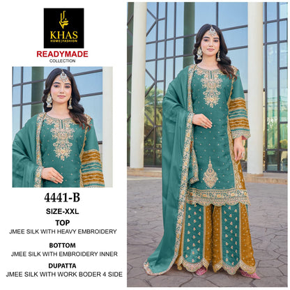 4441 Abcd Khas Jimmy Silk Pakistani Readymade Suits Manufacturer India