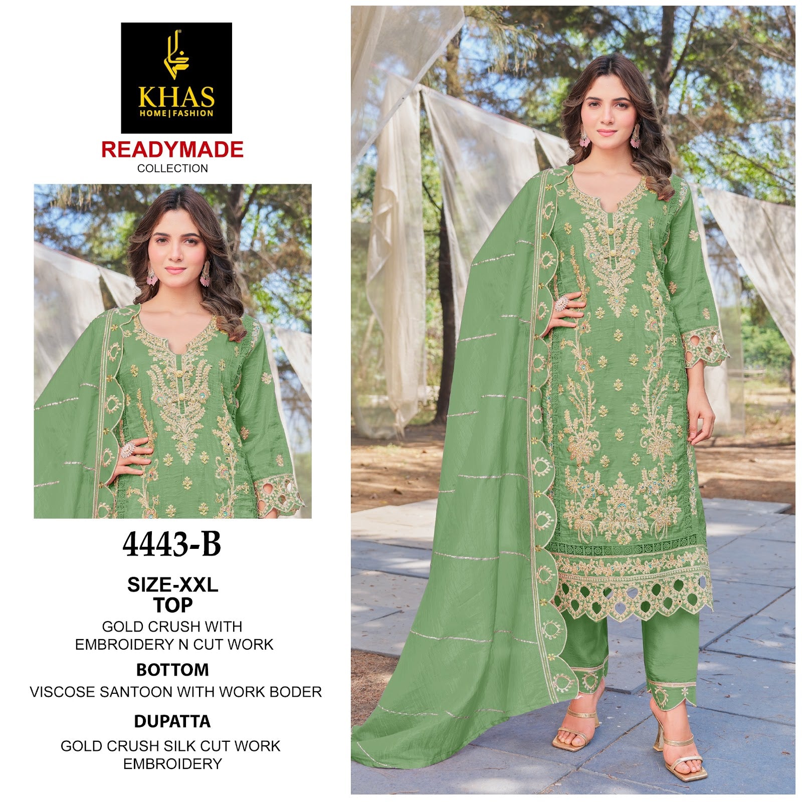 4443 Abc Khas Crush Pakistani Readymade Suits Wholesaler Ahmedabad