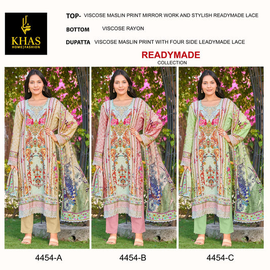 4454 Abc Khas Pakistani Readymade Suits Exporter India