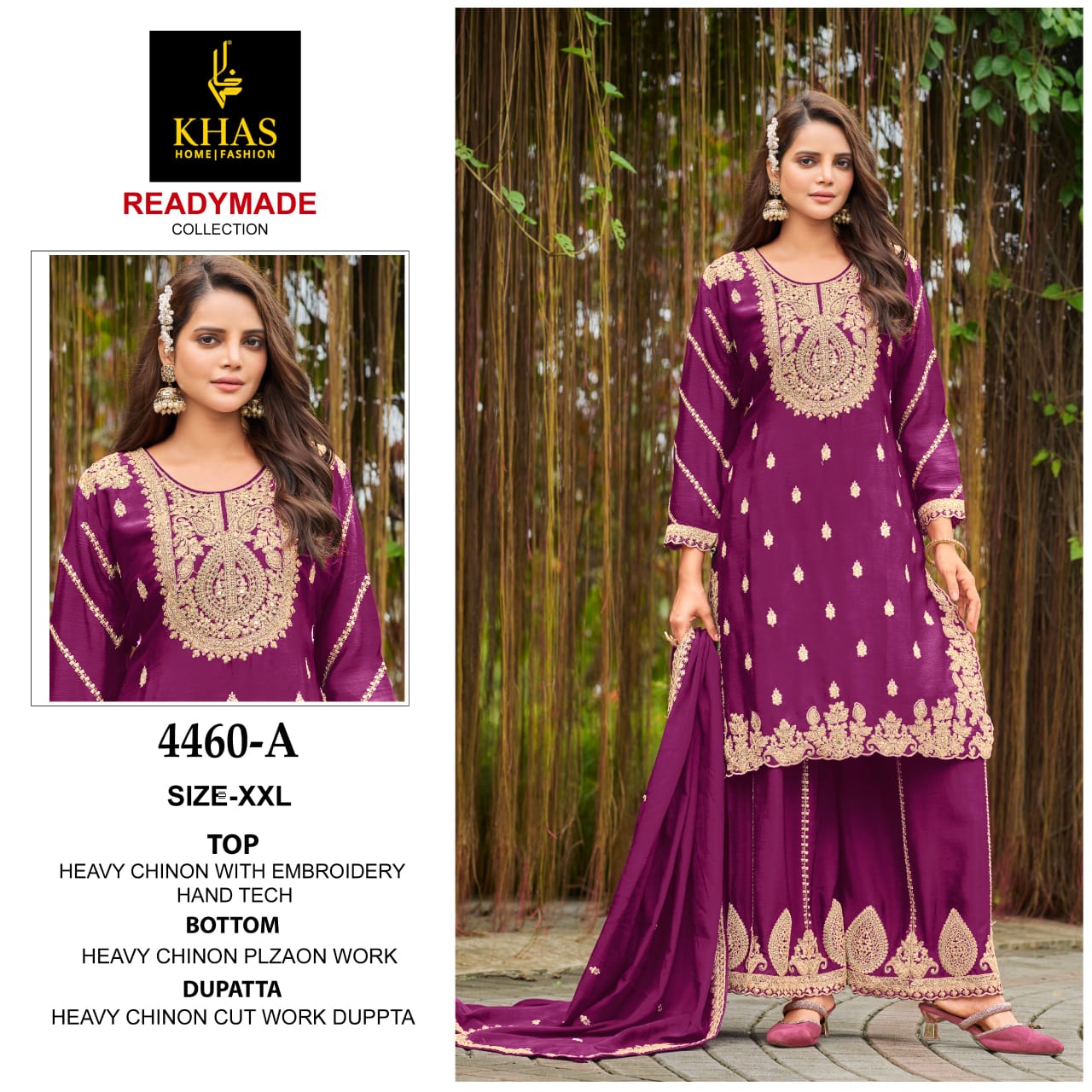 4460 Abc Khas Chinon Pakistani Readymade Suits Wholesaler Ahmedabad