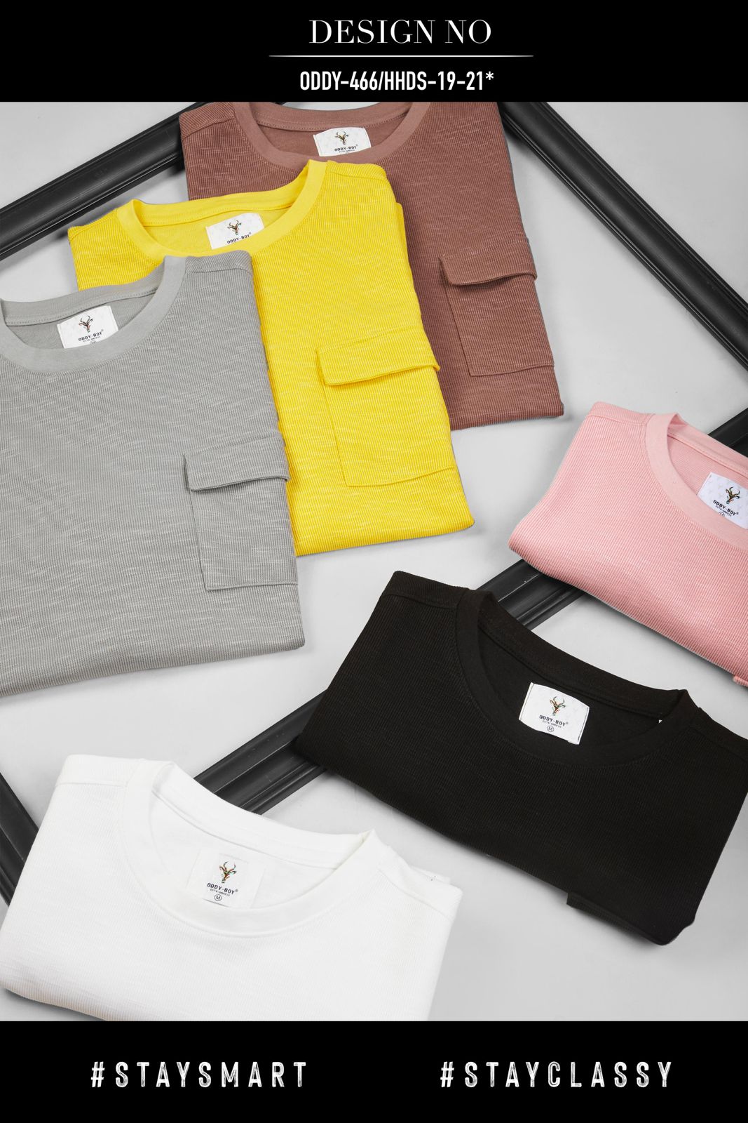 466 Oddy Boy Jacquard Mens Tshirts