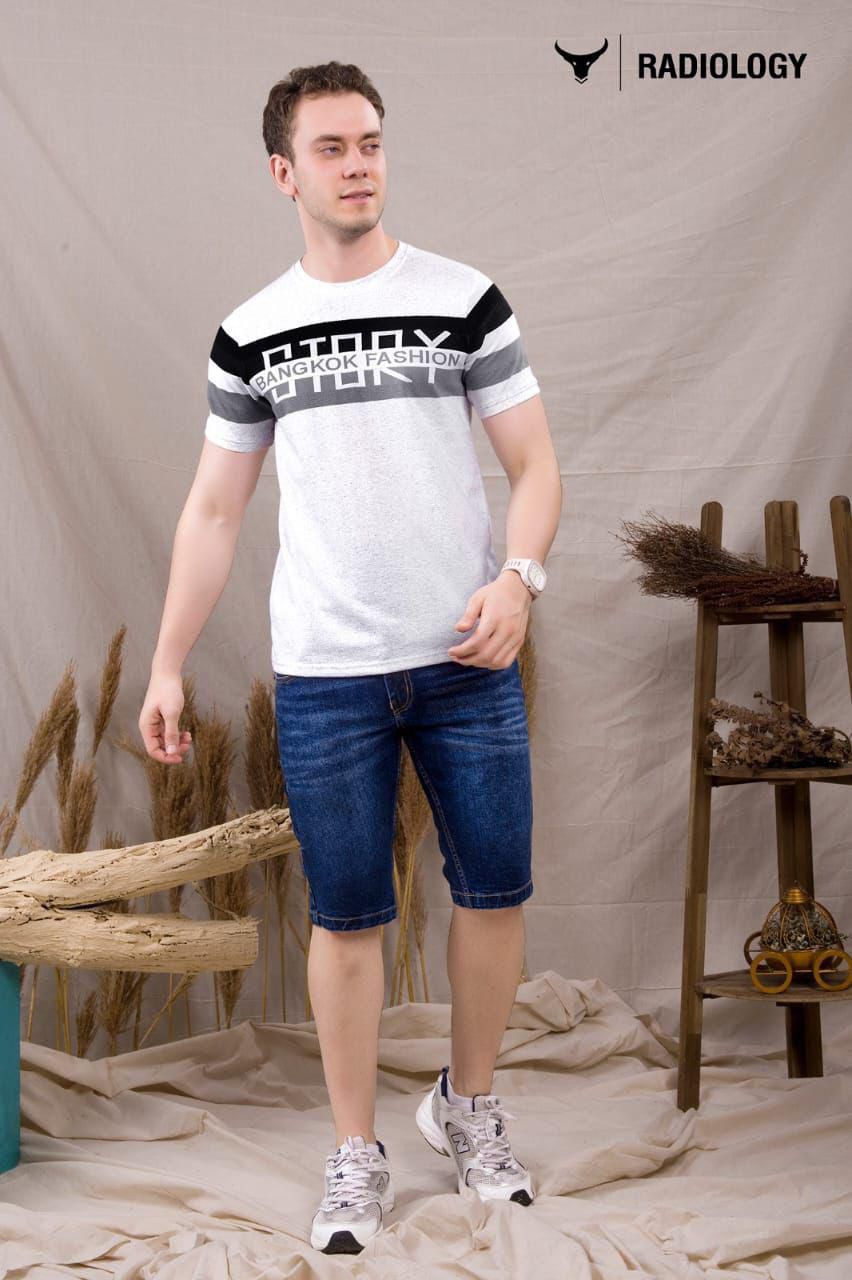 497 Radiology Jacquard Knit Mens Tshirts Wholesale