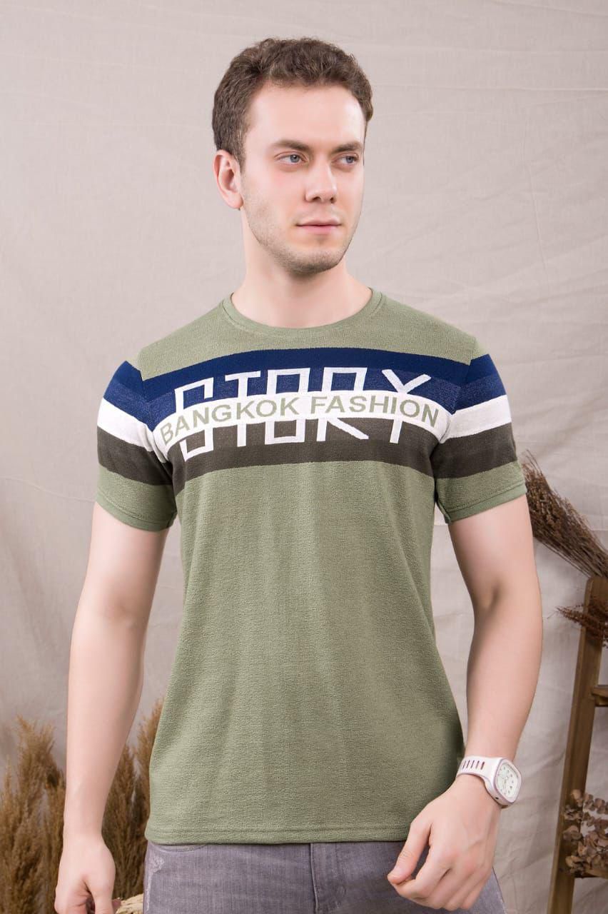 497 Radiology Jacquard Knit Mens Tshirts Wholesale