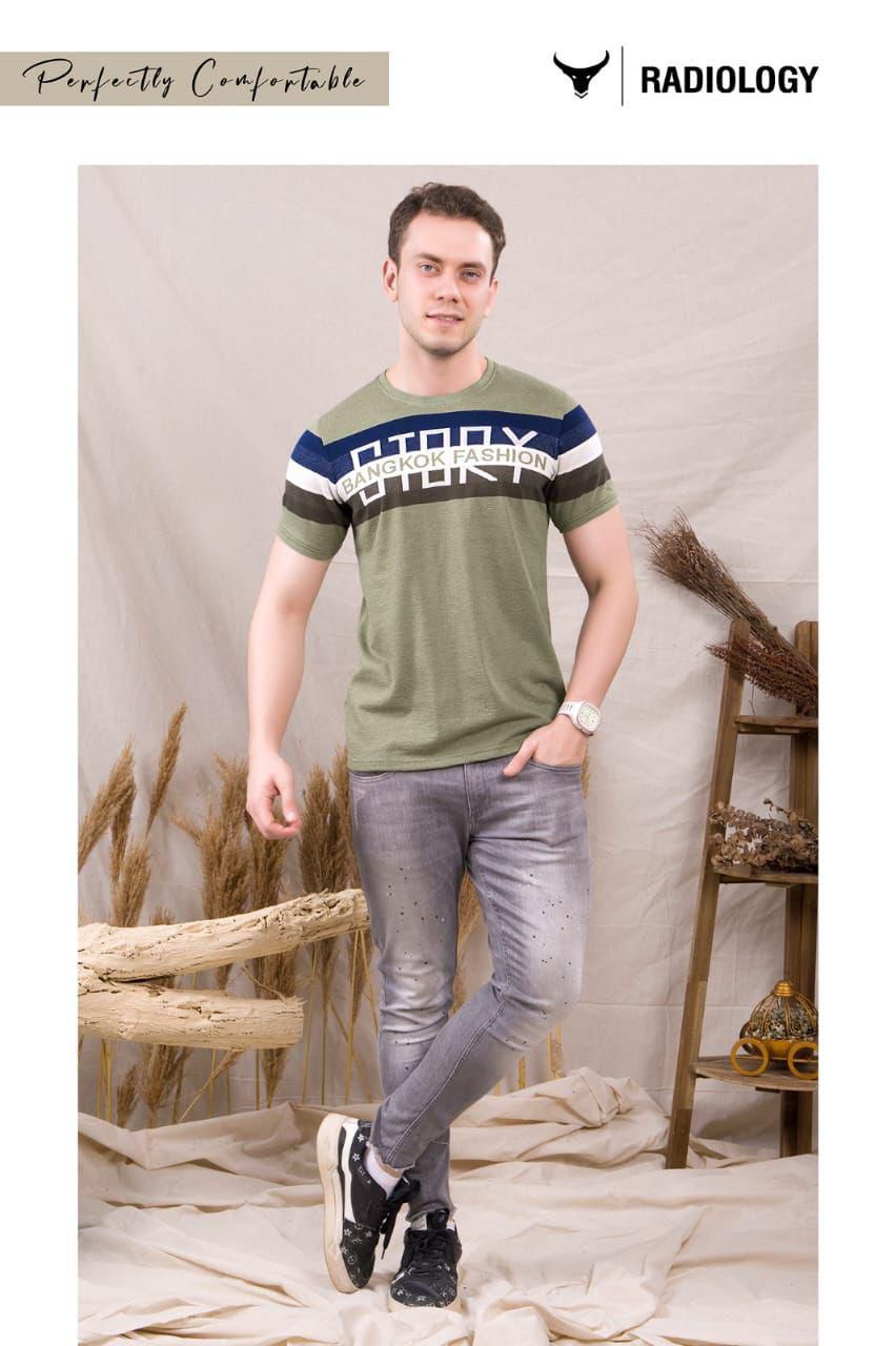 497 Radiology Jacquard Knit Mens Tshirts Wholesale