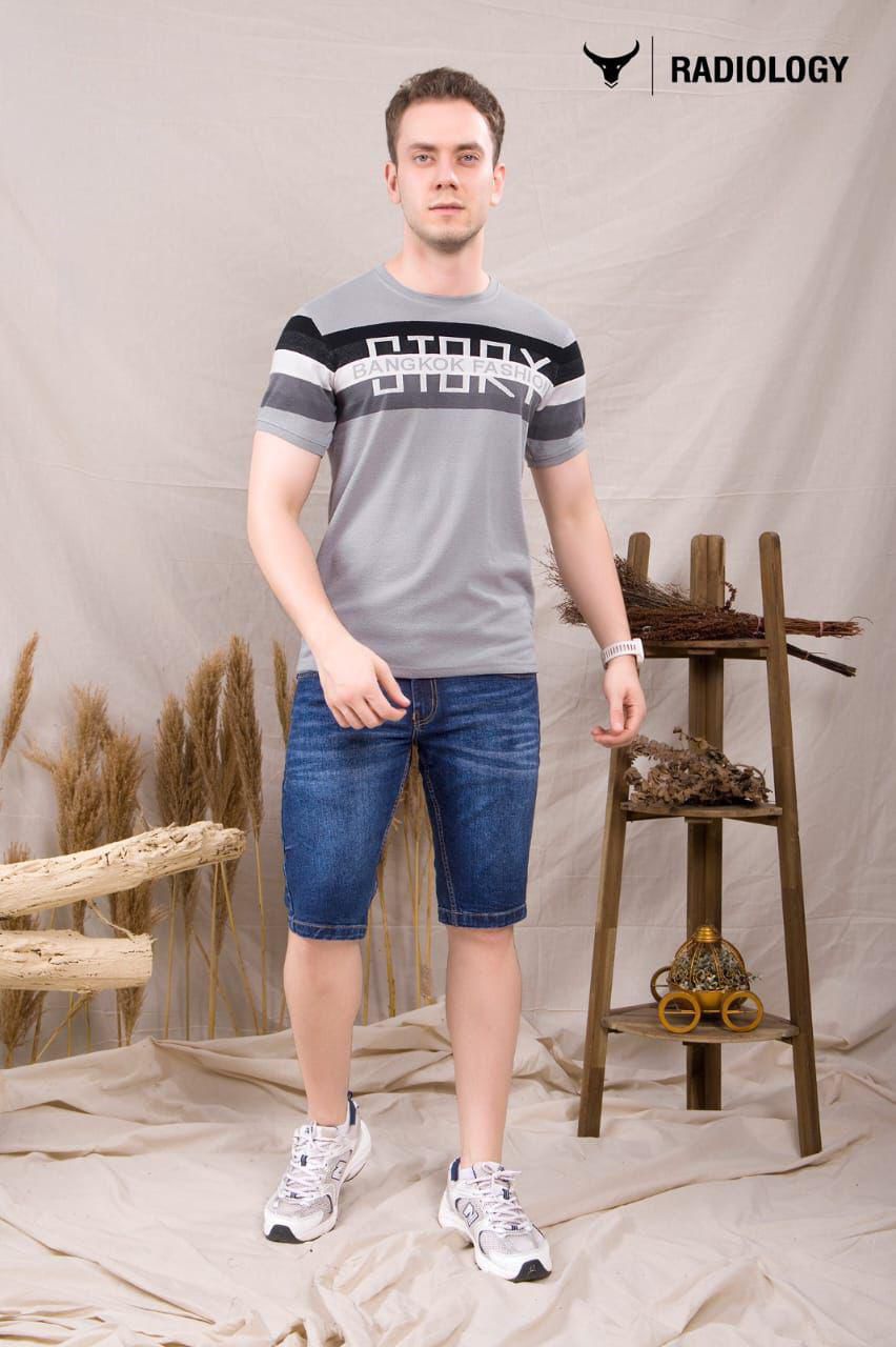 497 Radiology Jacquard Knit Mens Tshirts Wholesale