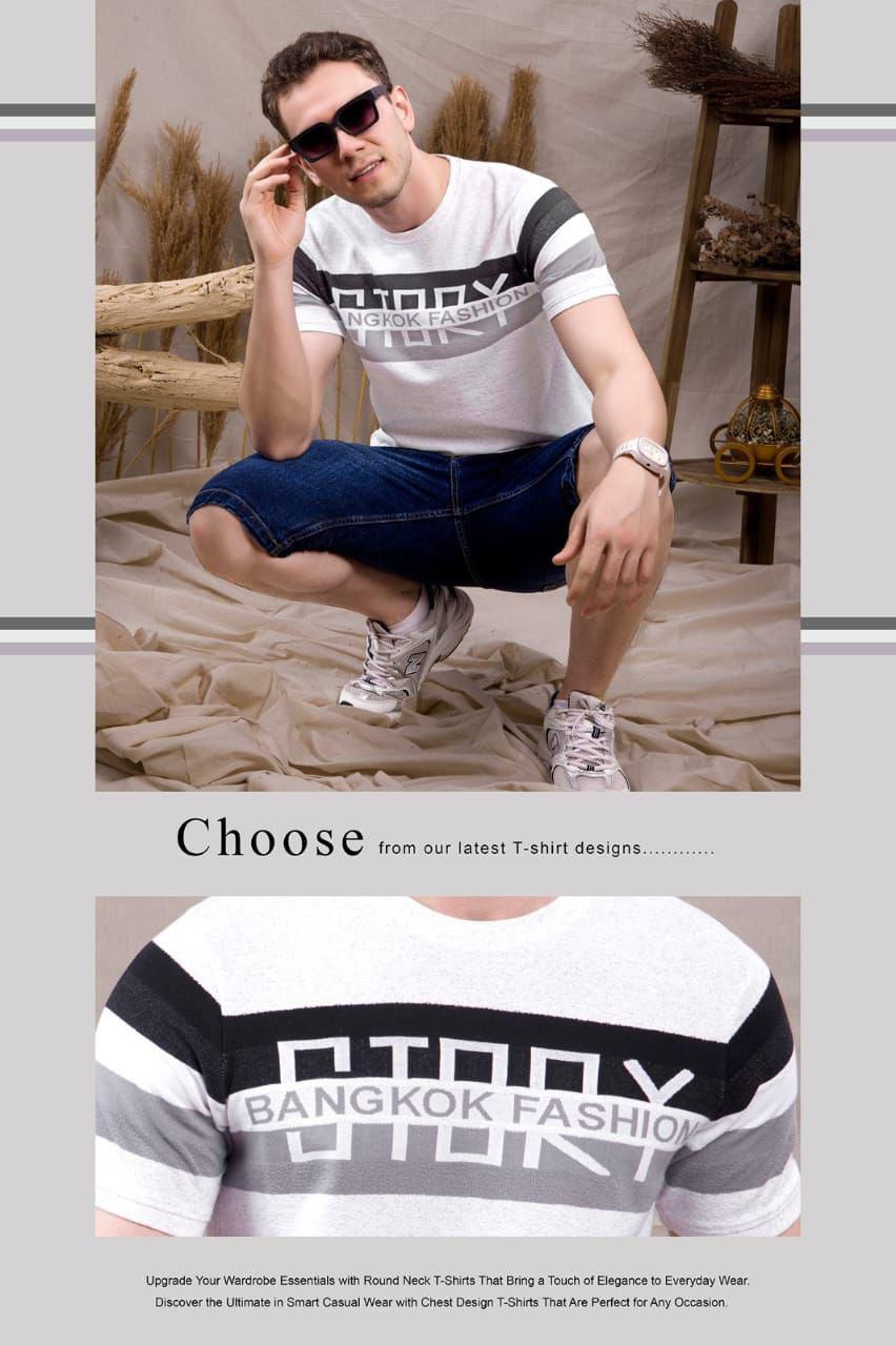 497 Radiology Jacquard Knit Mens Tshirts Wholesale