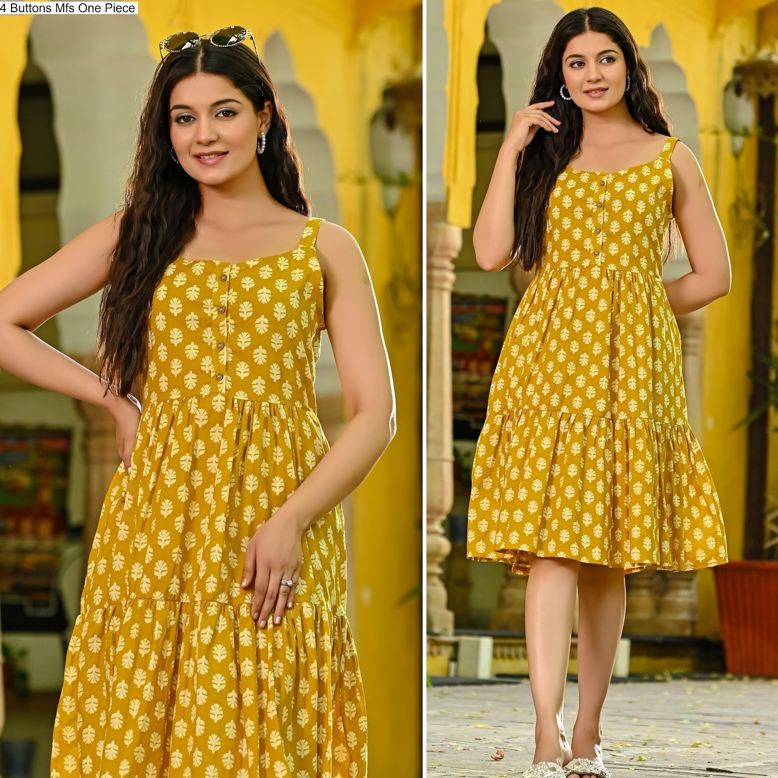 4 Buttons Mfs Cotton One Piece Exporter India