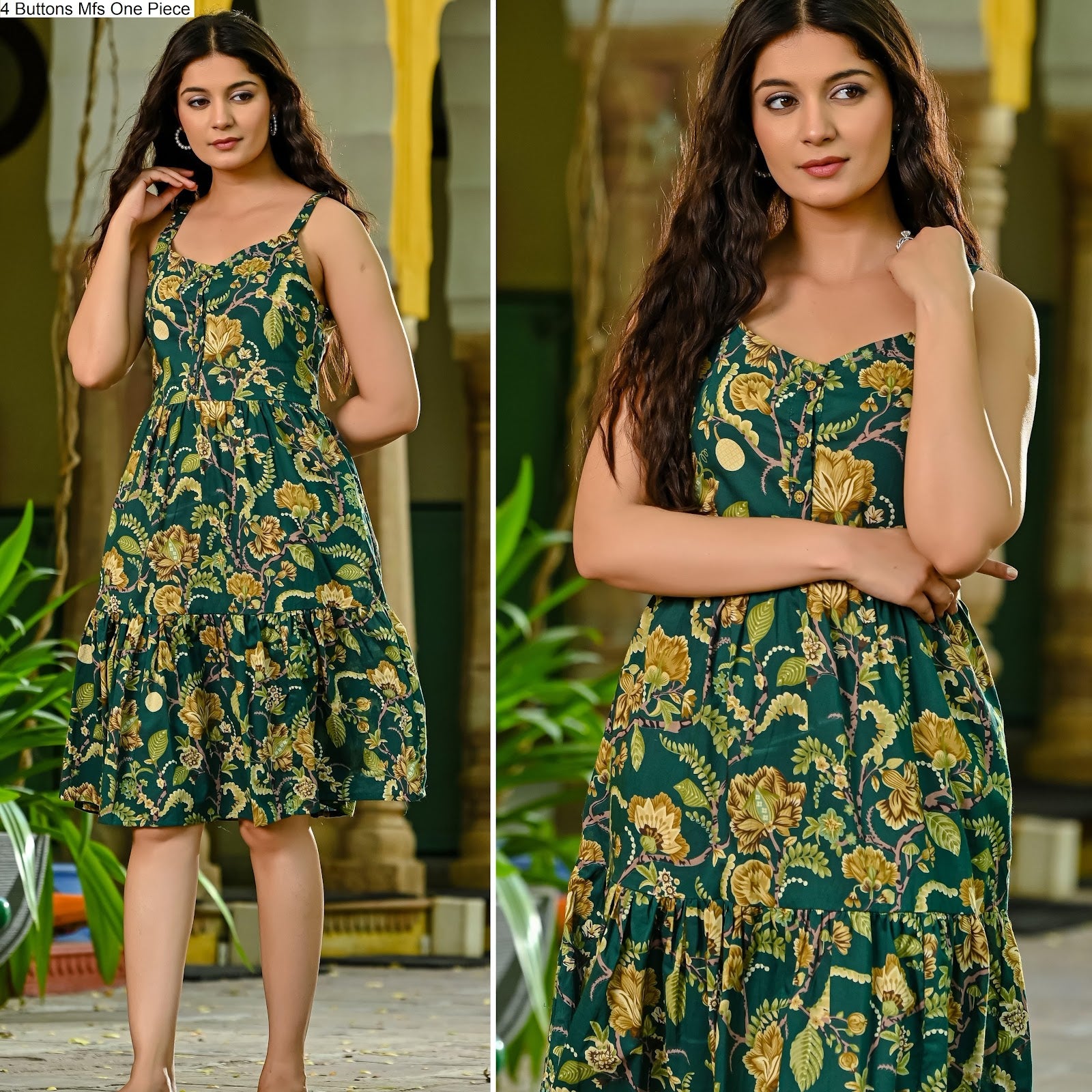 4 Buttons Mfs Cotton One Piece Exporter India