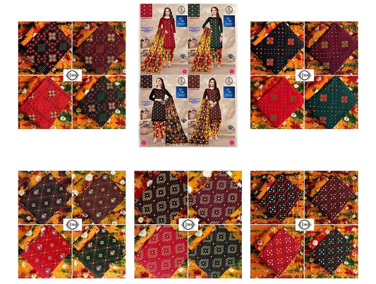 4 Colour Set Jj Rayon Salwar Suits Wholesaler India