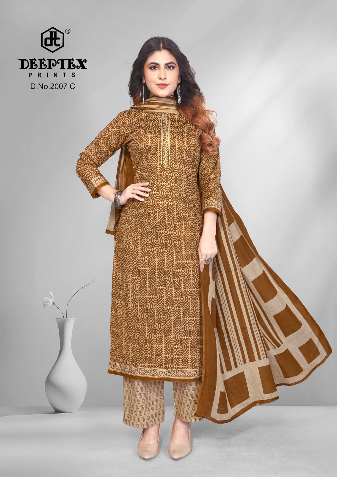 4 Colour Vol 2 Deeptex Prints Cotton Dress Material Wholesaler Gujarat