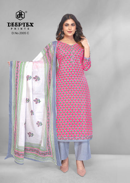 4 Colour Vol 2 Deeptex Prints Cotton Dress Material Wholesaler Gujarat