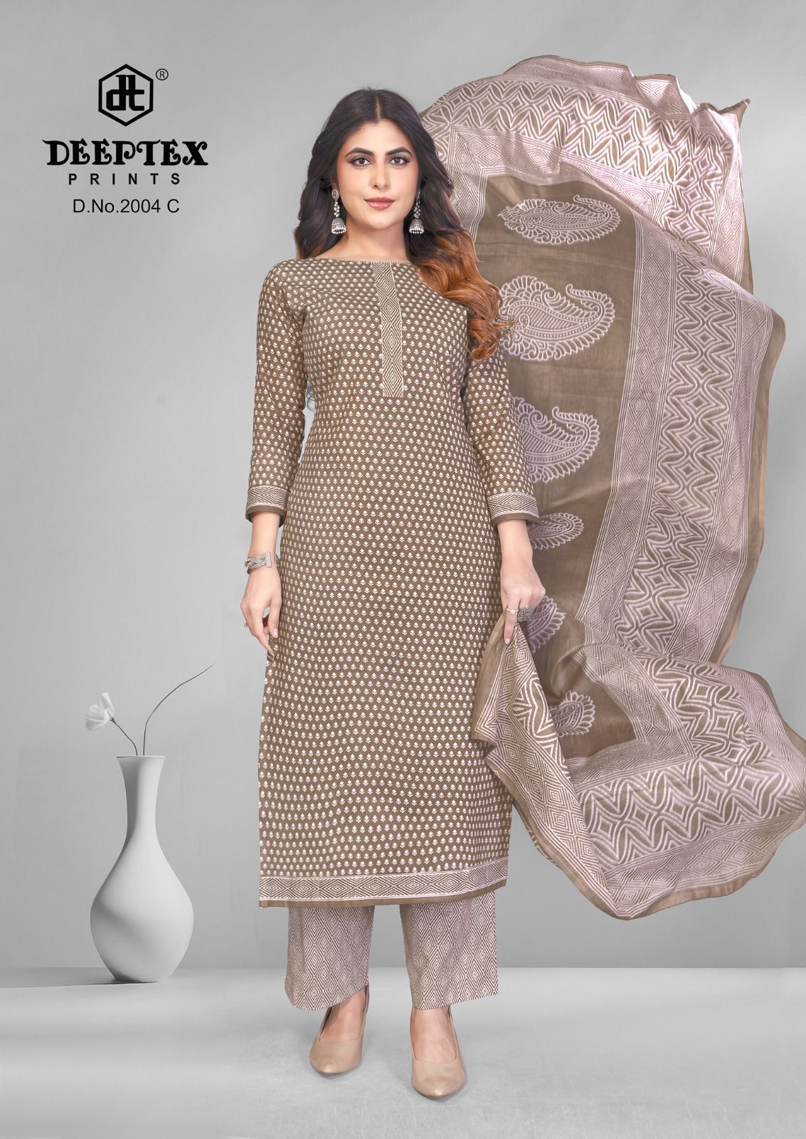 4 Colour Vol 2 Deeptex Prints Cotton Dress Material Wholesaler Gujarat