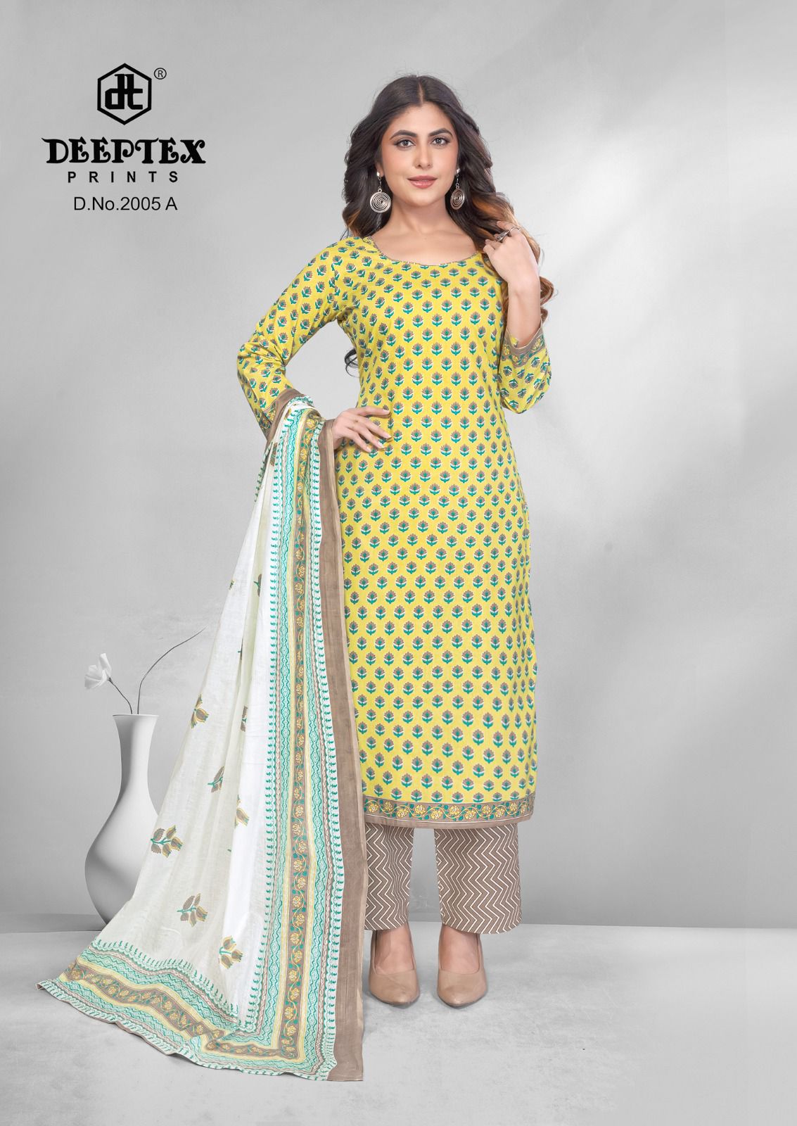 4 Colour Vol 2 Deeptex Prints Cotton Dress Material Wholesaler Gujarat