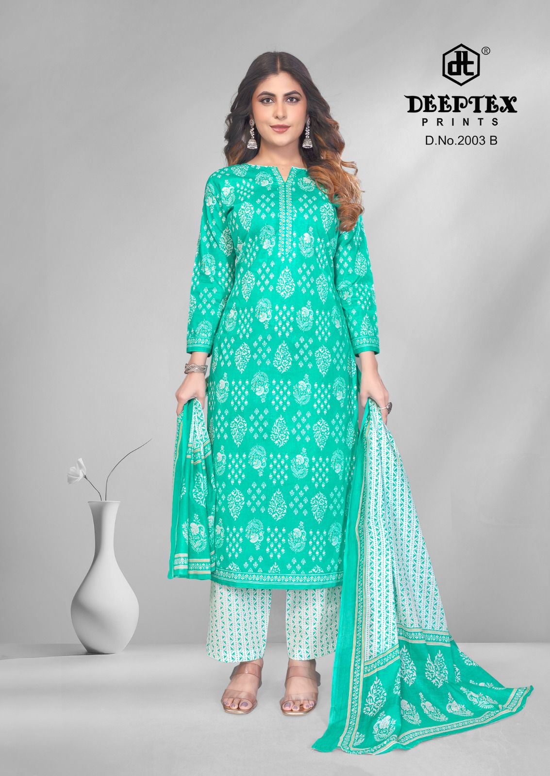 4 Colour Vol 2 Deeptex Prints Cotton Dress Material Wholesaler Gujarat