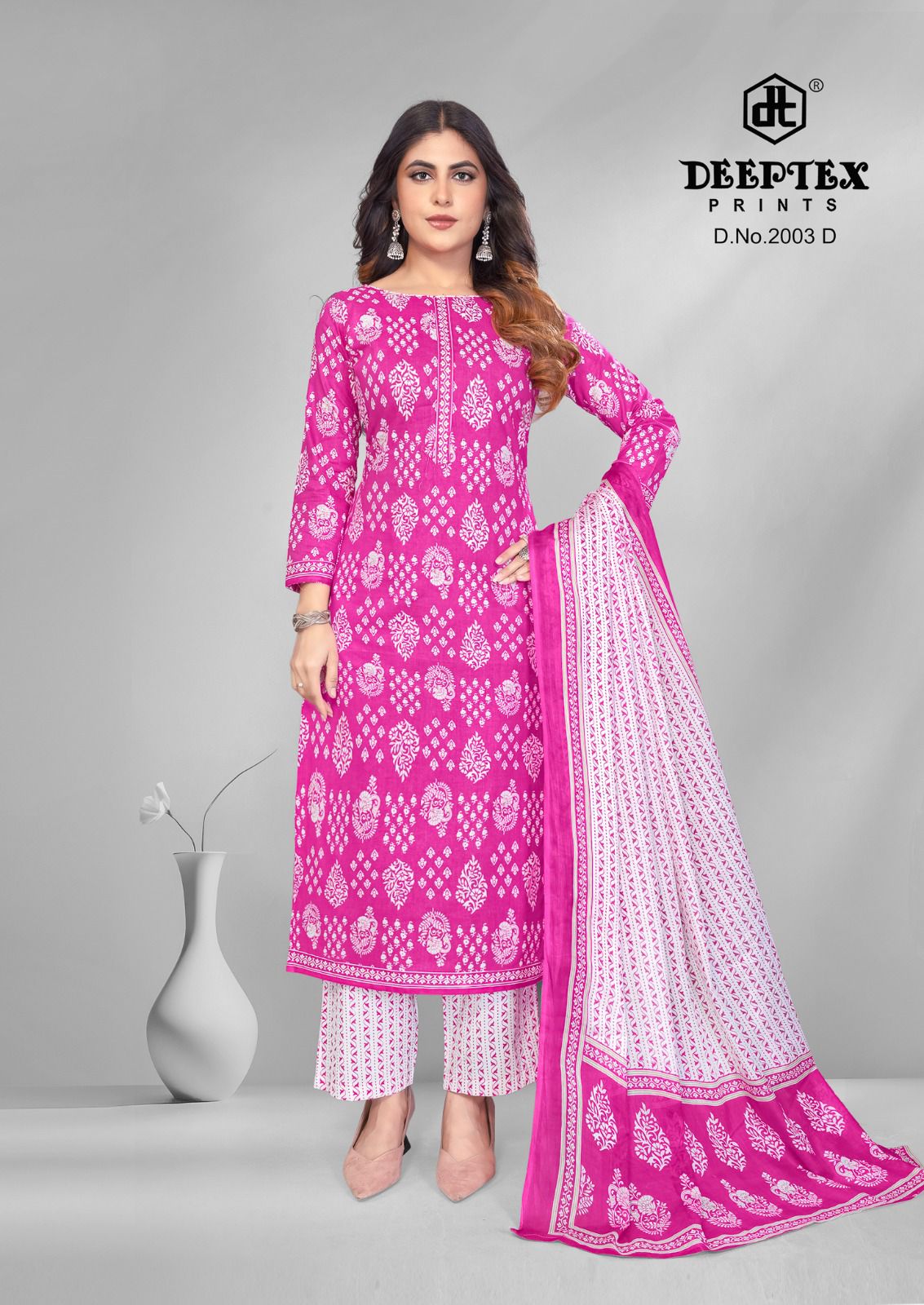 4 Colour Vol 2 Deeptex Prints Cotton Dress Material Wholesaler Gujarat