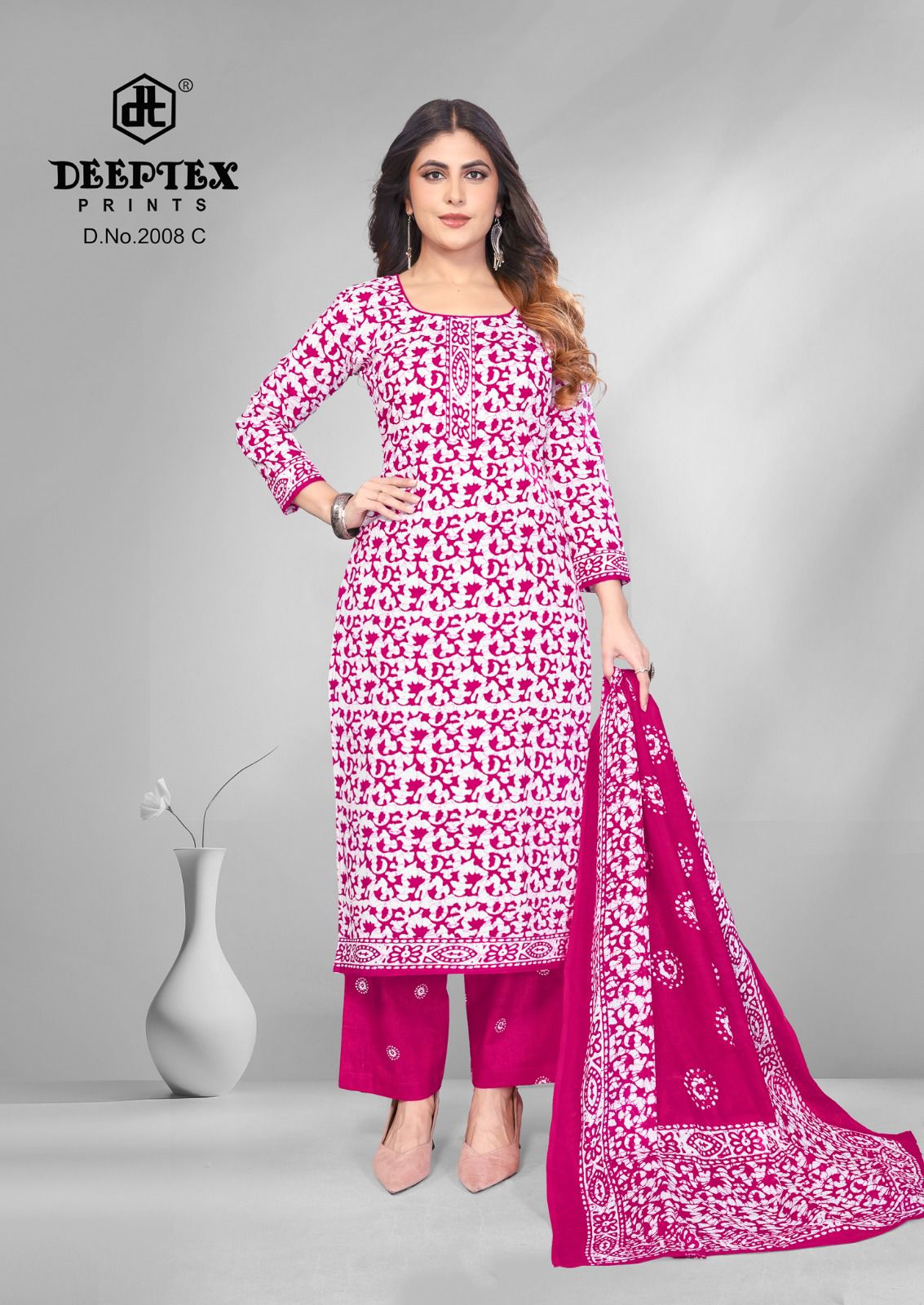 4 Colour Vol 2 Deeptex Prints Cotton Dress Material Wholesaler Gujarat