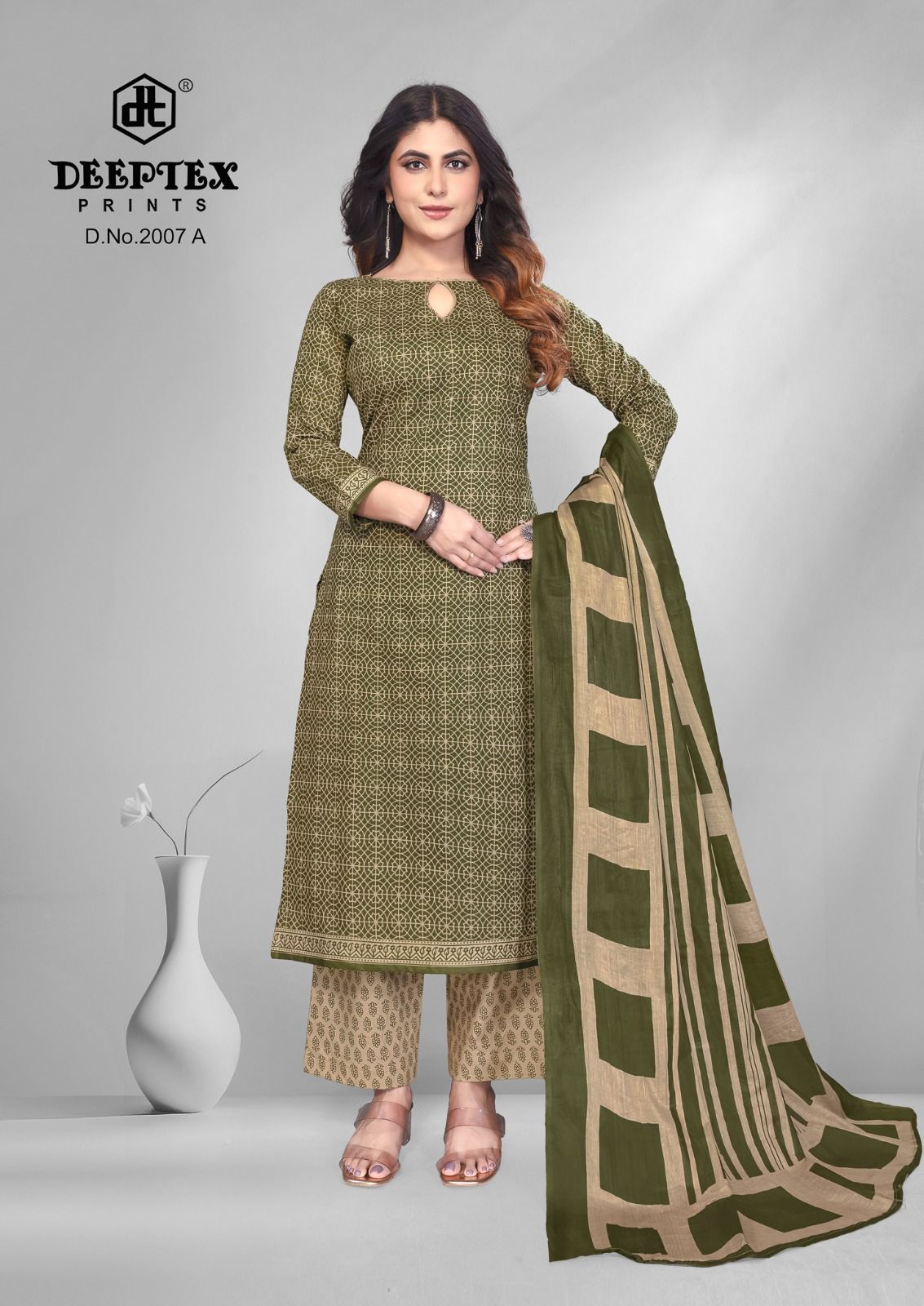 4 Colour Vol 2 Deeptex Prints Cotton Dress Material Wholesaler Gujarat