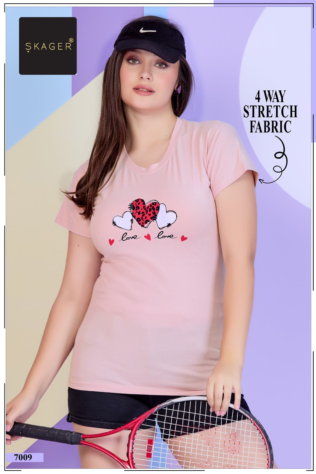 4 Way Skager Cotton Lycra Women Tshirt Wholesale