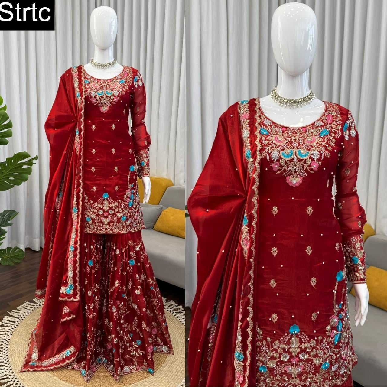 5000 Series Strtc Silk Pakistani Readymade Suits Wholesale Price