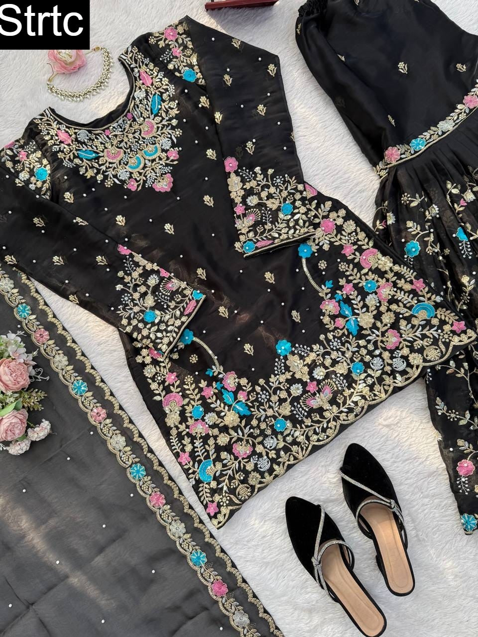 5000 Series Strtc Silk Pakistani Readymade Suits Wholesale Price