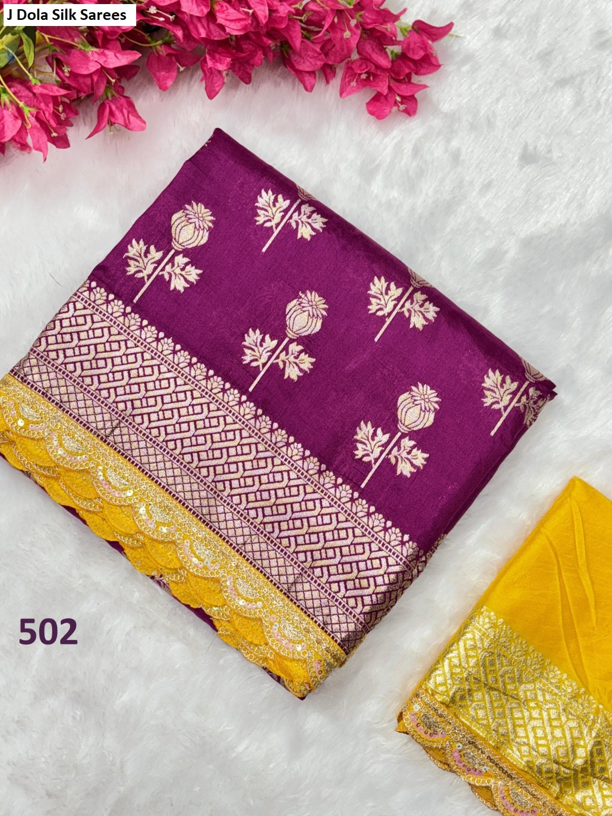 501-505 J Dola Silk Sarees Wholesaler Gujarat