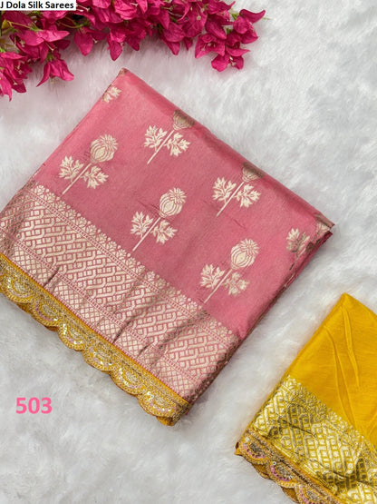 501-505 J Dola Silk Sarees Wholesaler Gujarat