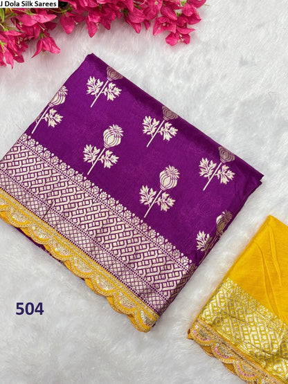 501-505 J Dola Silk Sarees Wholesaler Gujarat