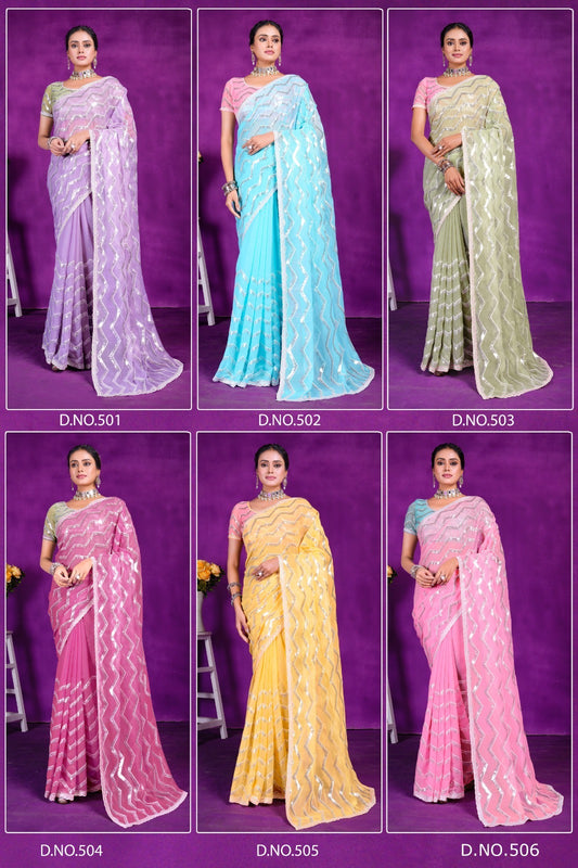 501-506 Prima Simar Sarees