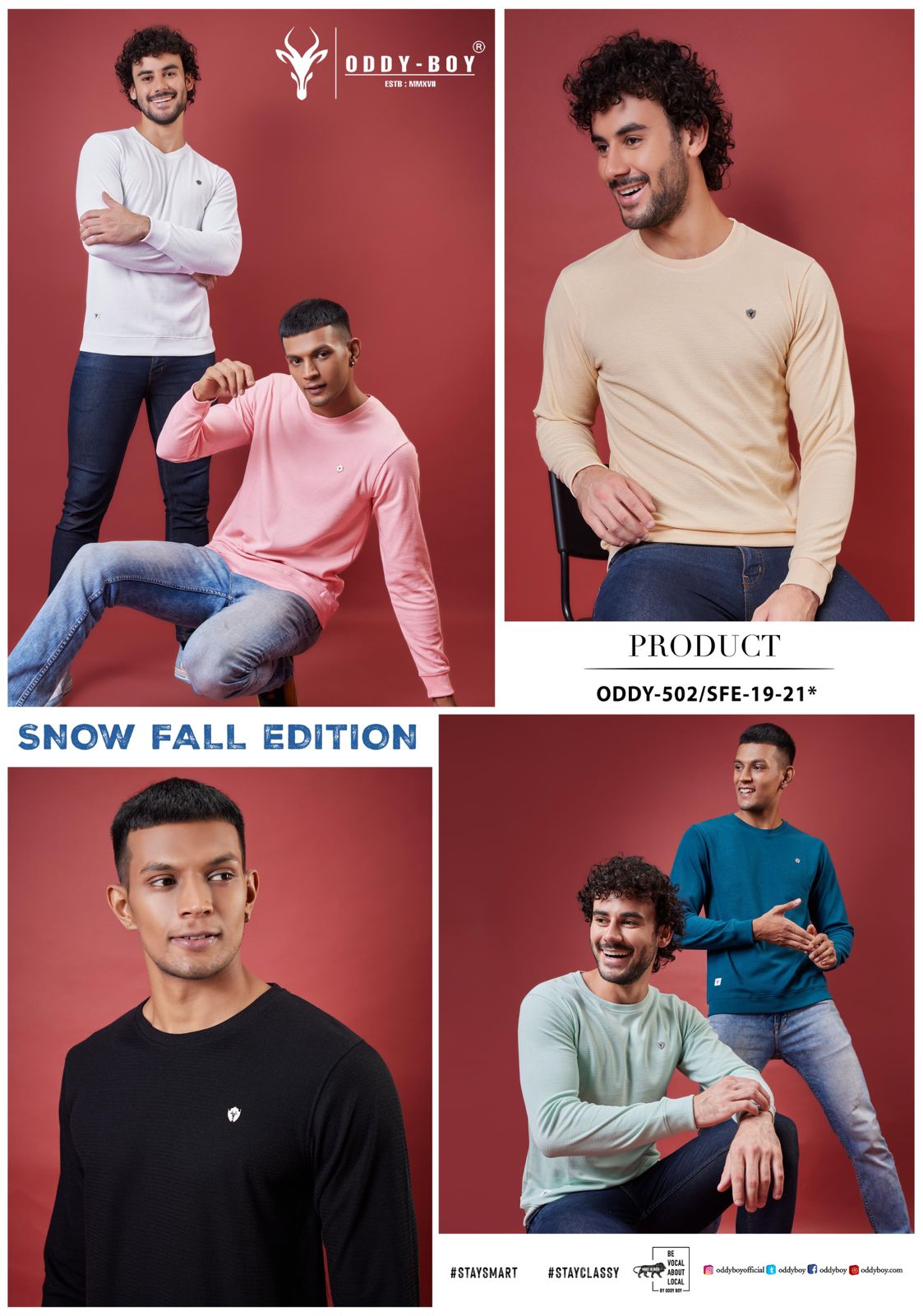 502 Oddy Boy Knit Mens Tshirts Wholesale