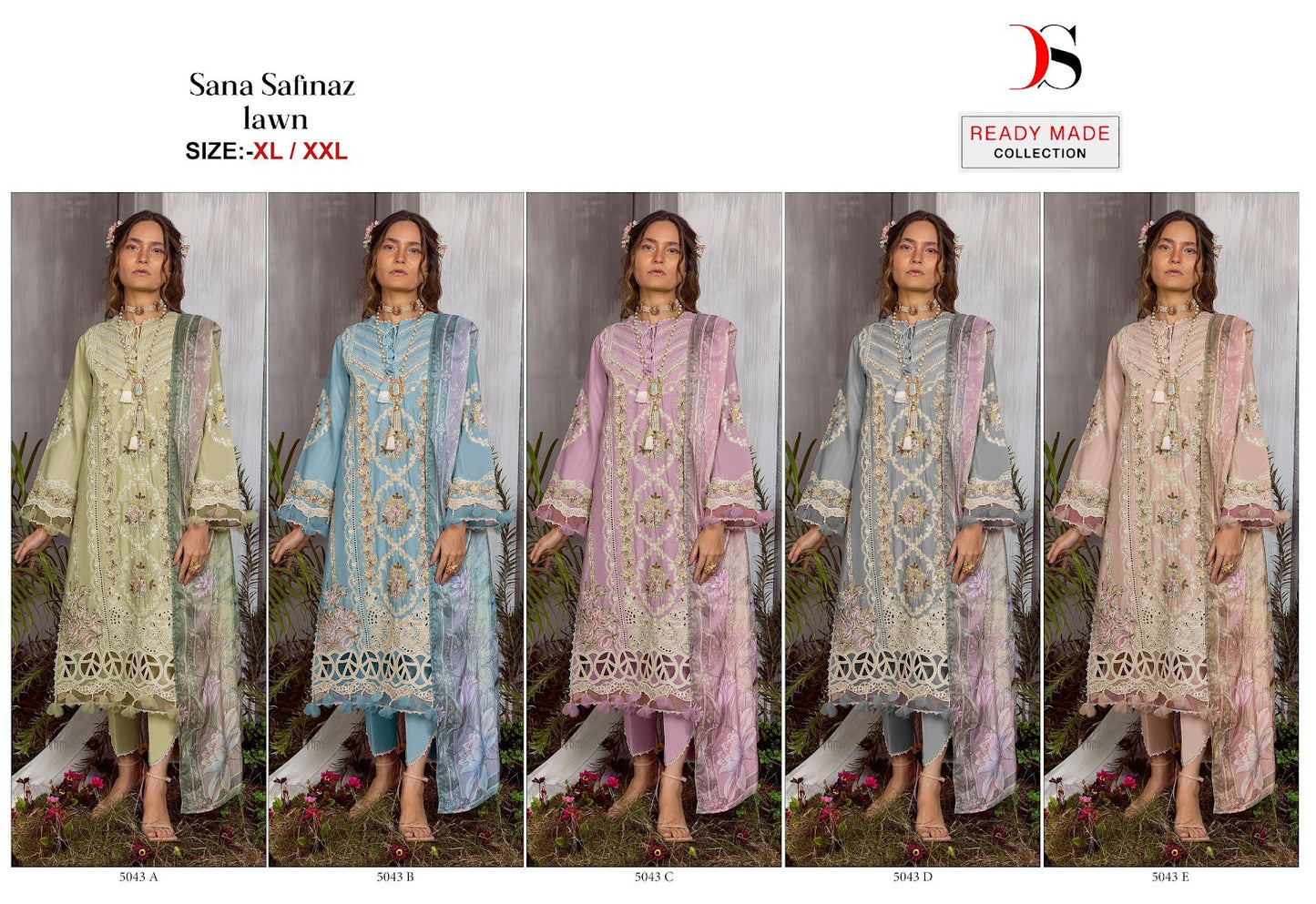 5043 Deepsy Pure Cotton Pakistani Readymade Suits Exporter Ahmedabad