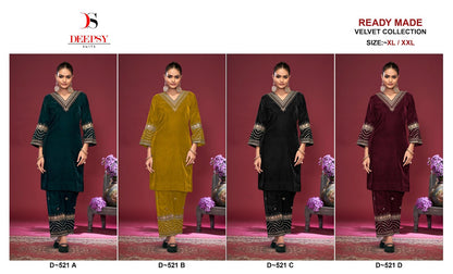 521 Velvet Deepsy Co Ord Set Exporter India