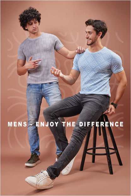 530 Jfs19-21 Oddy Boy Jacquard Mens Tshirts Wholesale Price