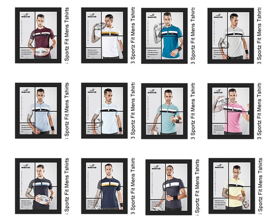 5333 Sportz Fit Pq Mens Tshirts Exporter Gujarat