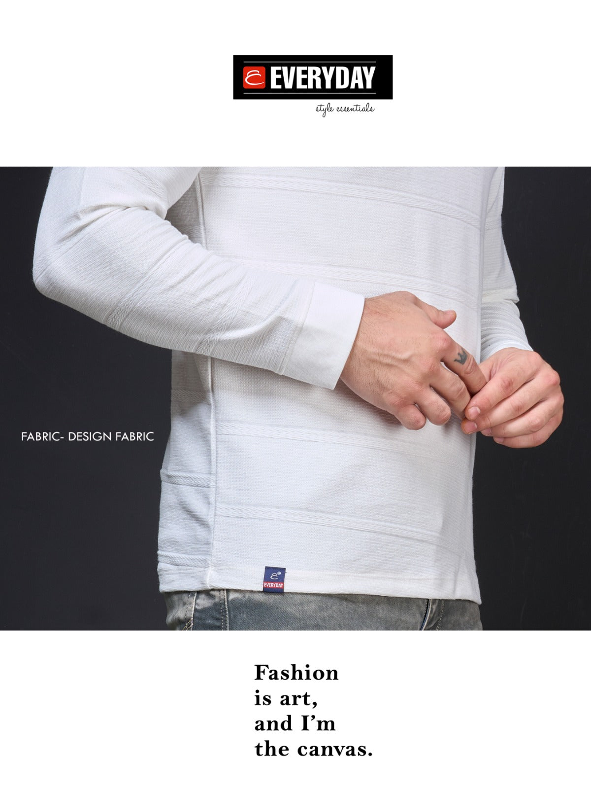 534 Everyday Jacquard Knit Mens Tshirts Supplier Ahmedabad