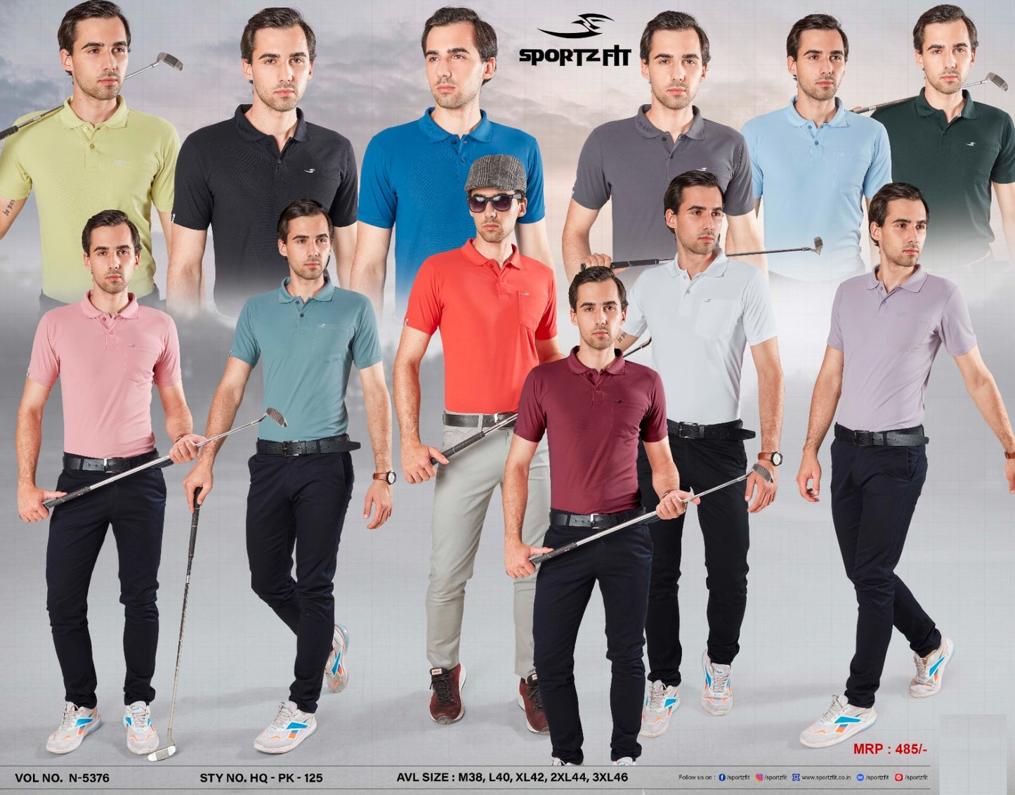 5376 Sportz Fit Pique Mens Tshirts Supplier Ahmedabad
