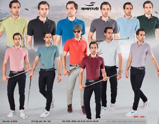 5376 Sportz Fit Pique Mens Tshirts Supplier Ahmedabad