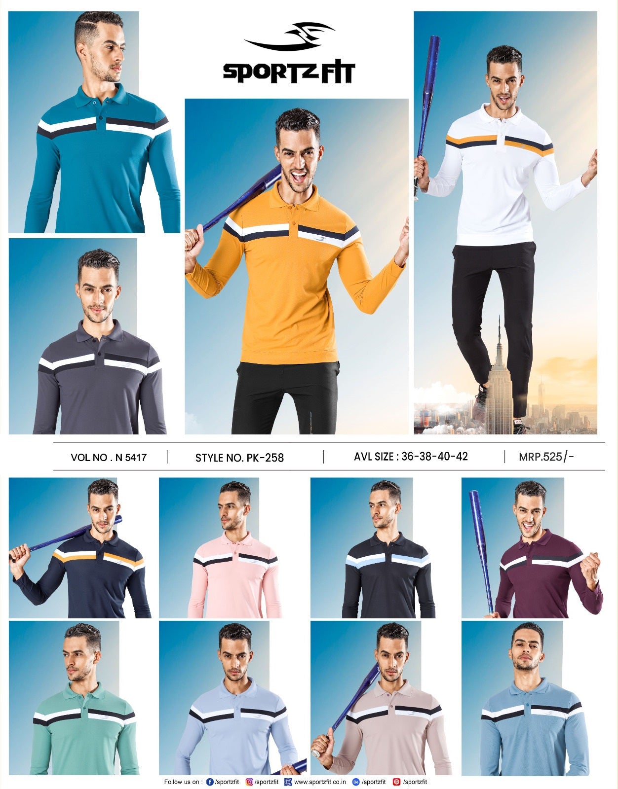 5417 Sportz Fit Pique Mens Tshirts Exporter Ahmedabad
