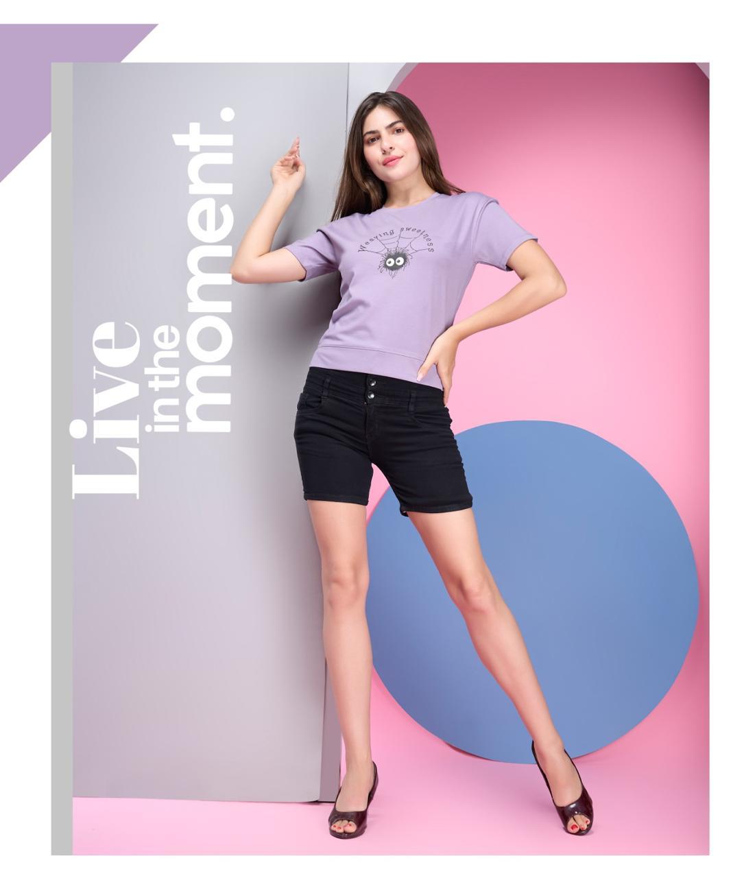 5471 Wakeup Lycra Tencil Women Tshirt Wholesaler