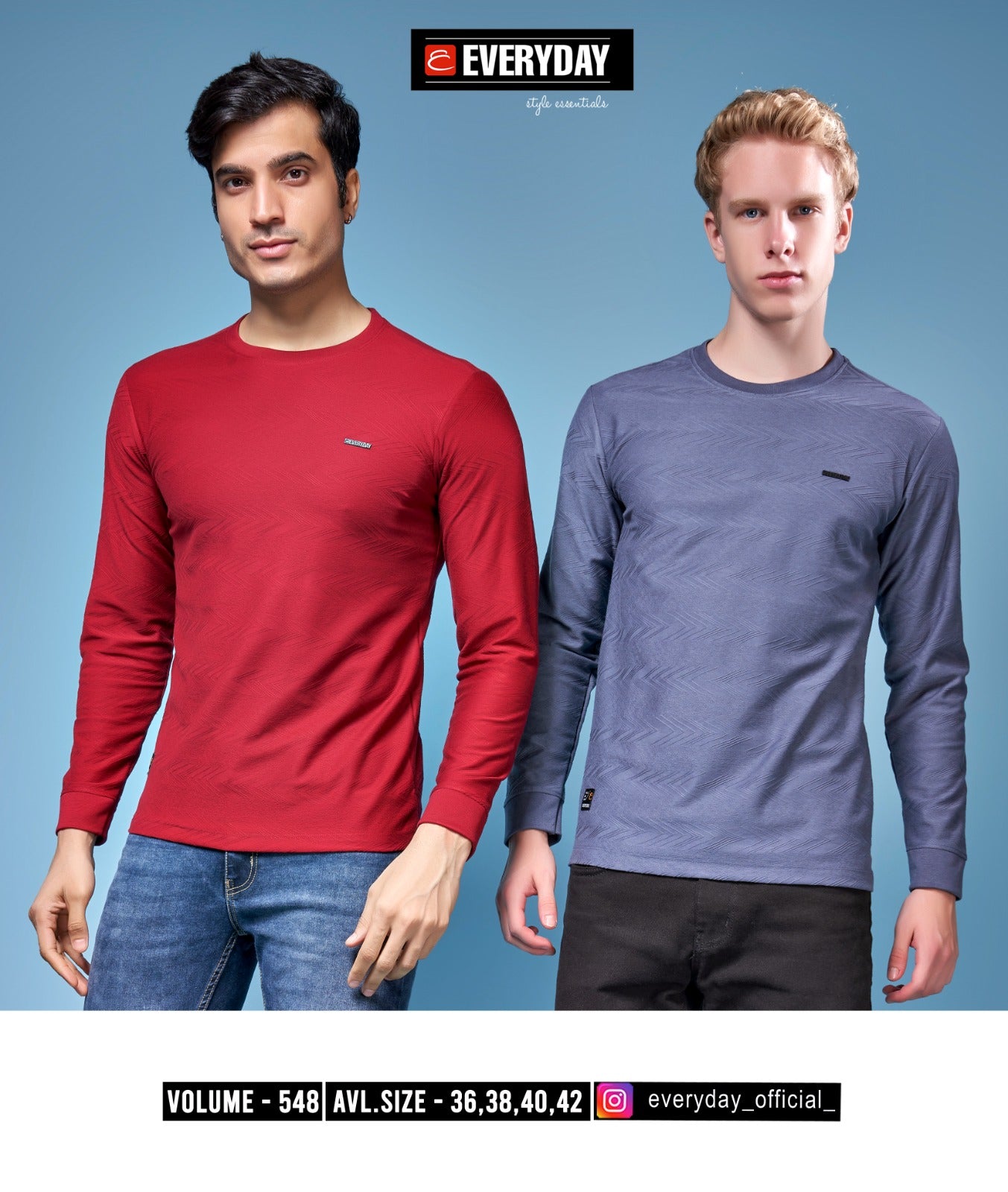 548 Everyday Jacquard Knit Mens Tshirts Exporter Gujarat