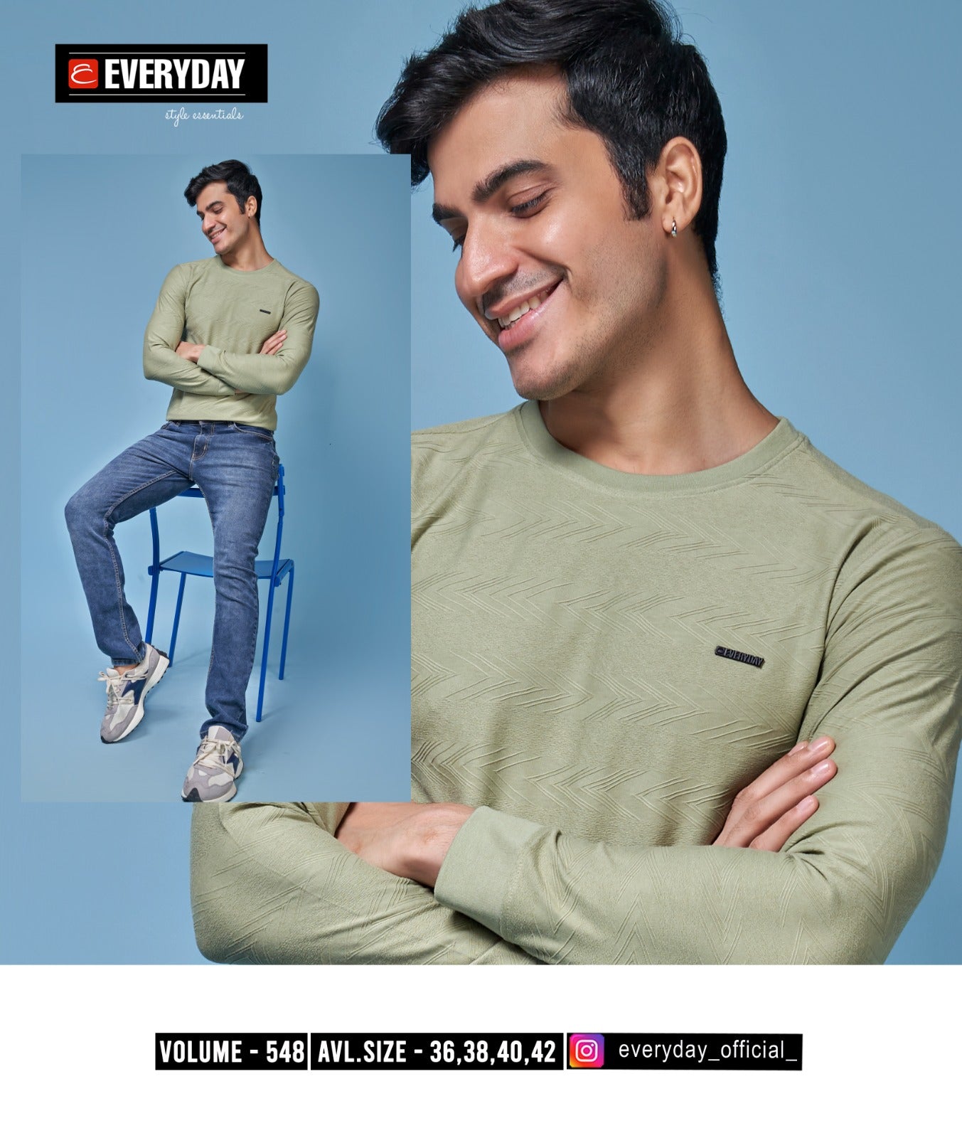 548 Everyday Jacquard Knit Mens Tshirts Exporter Gujarat