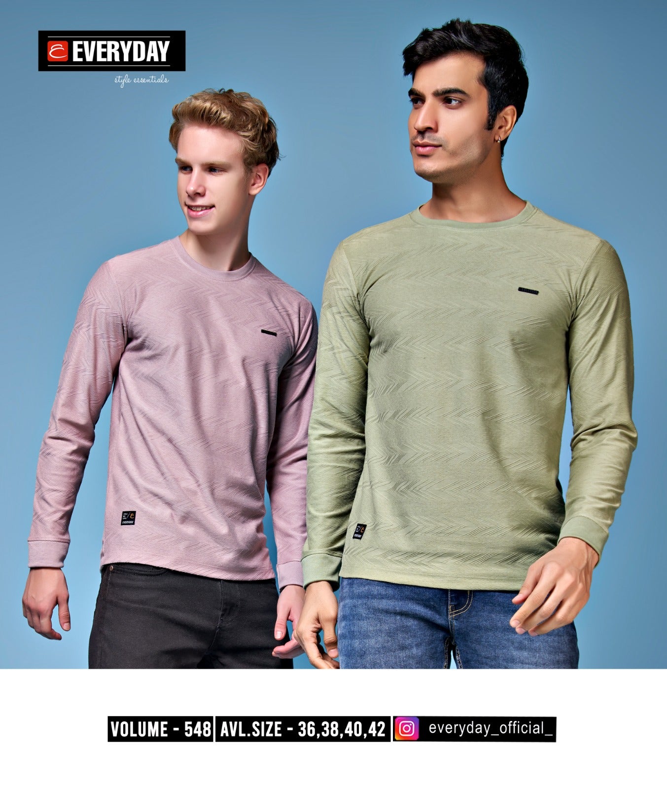 548 Everyday Jacquard Knit Mens Tshirts Exporter Gujarat