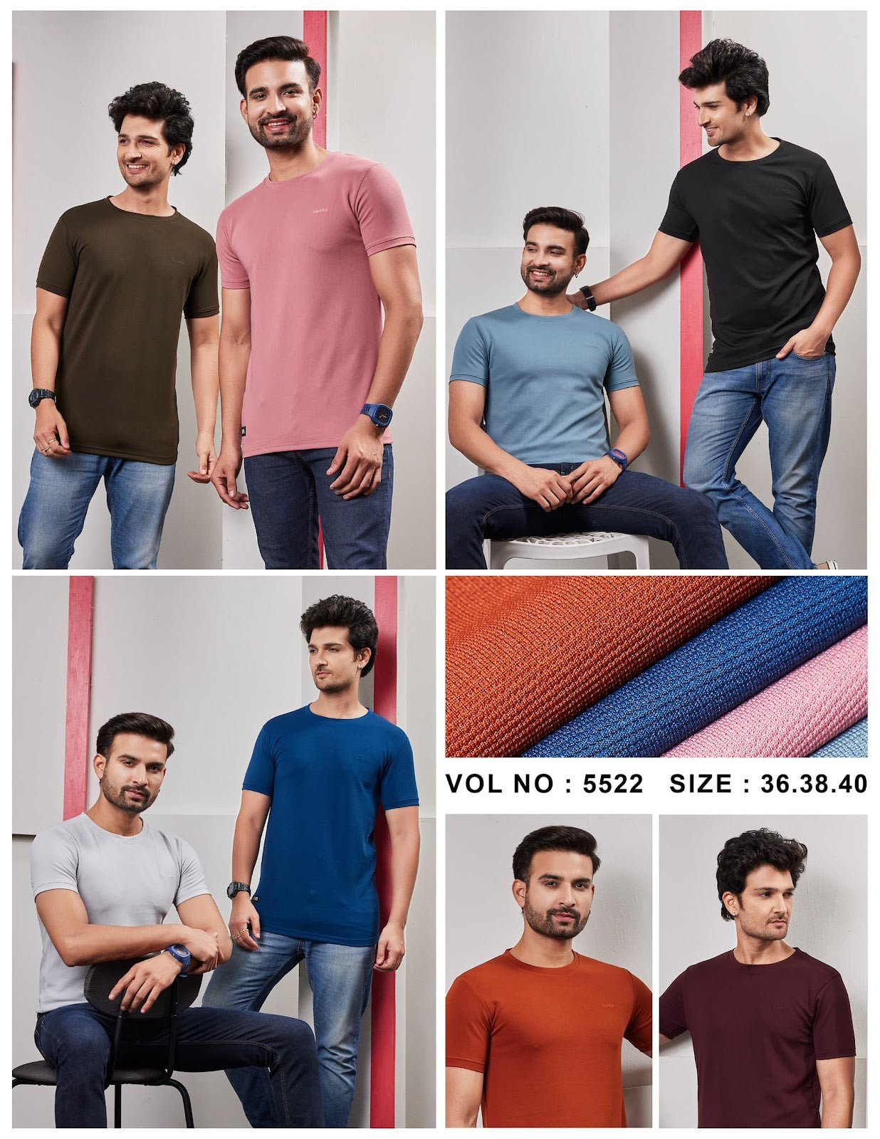5522 Zaara Mens Tshirts Supplier
