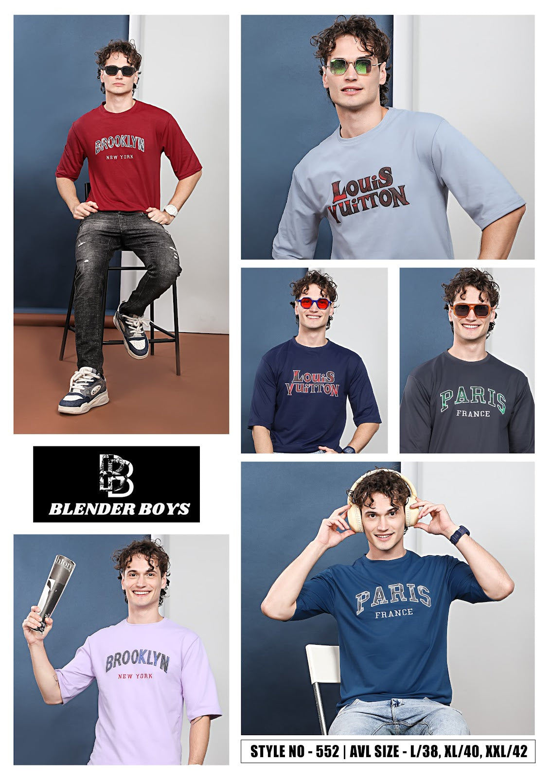 552 Blender Looper Mens Tshirts Wholesale Price