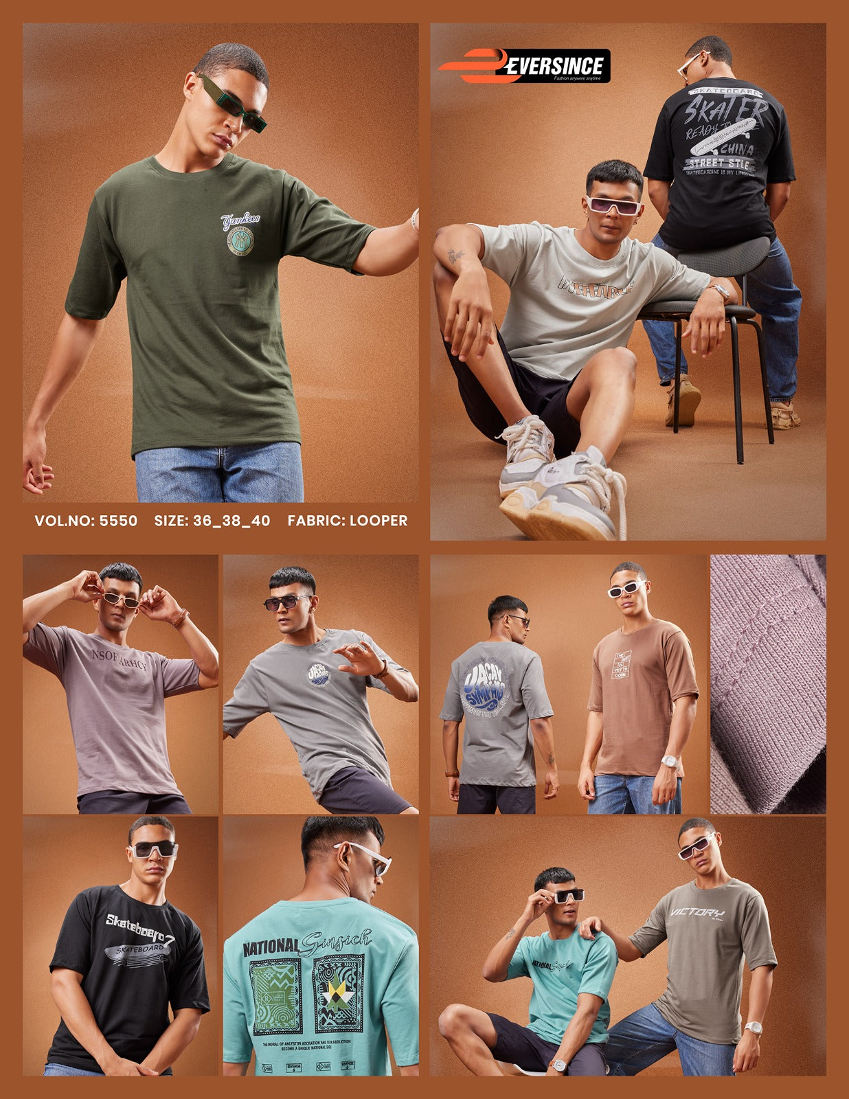 5550 Eversince Looper Mens Tshirts Wholesale Price