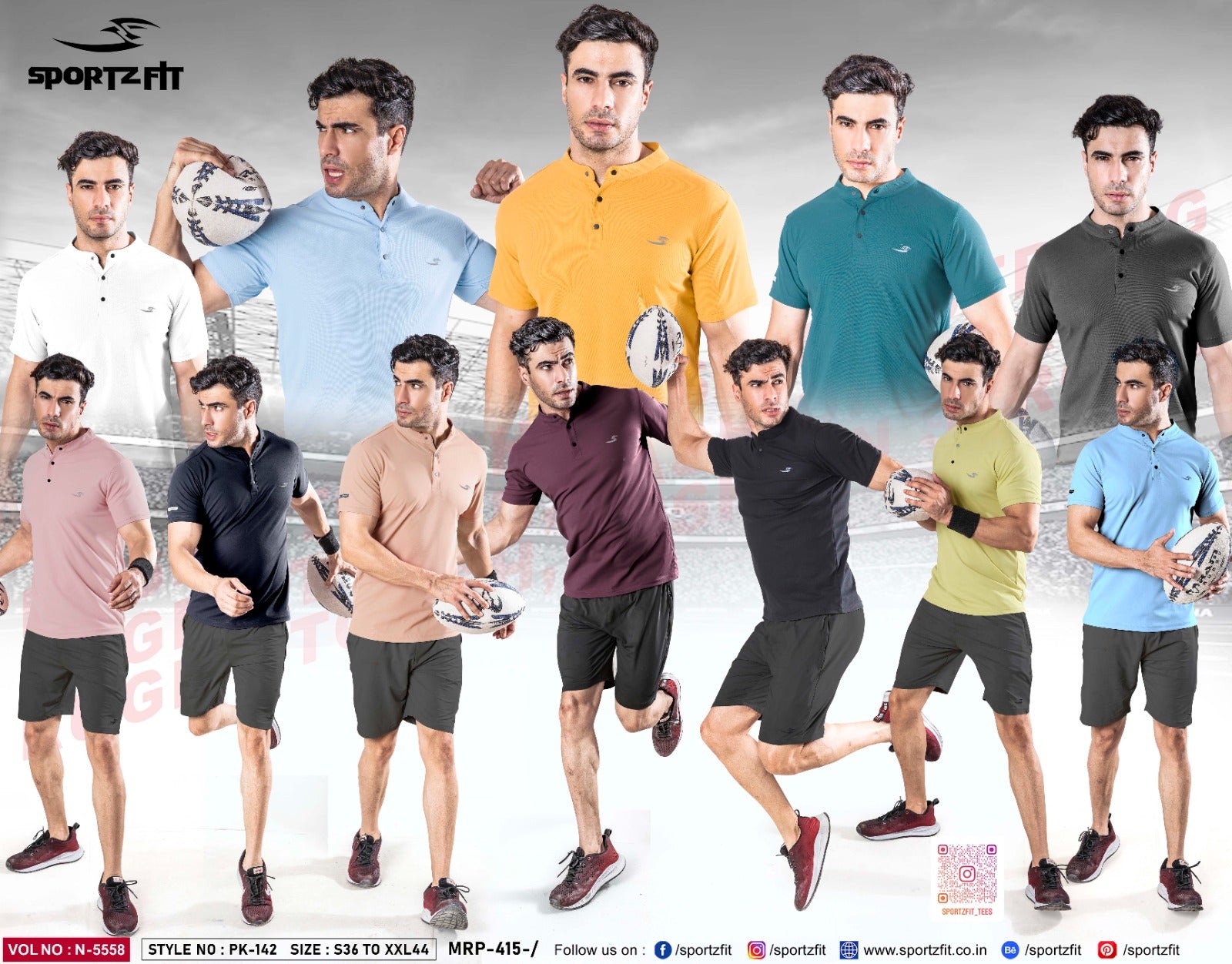5558 Sportz Fit Pk Mens Tshirts Supplier Ahmedabad
